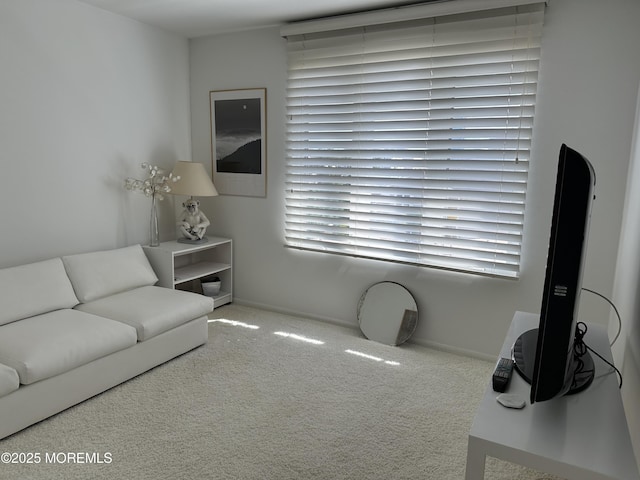 5205 Ocean Dr S, Brigantine City, NJ 08203 - unfurnished living room featuring carpet floors
