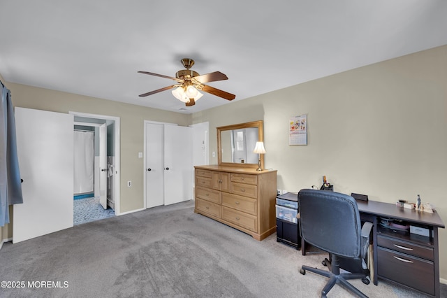 7 Robinson Rd, Brick, NJ 08724 - office featuring carpet flooring and ceiling fan