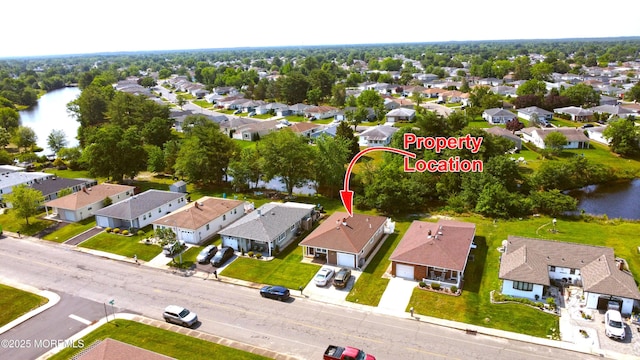 861 Jamaica Blvd, Toms River, NJ 08757 - aerial view of residential area featuring a large body of water
