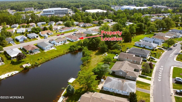 861 Jamaica Blvd, Toms River, NJ 08757 - aerial view of residential area with a large body of water