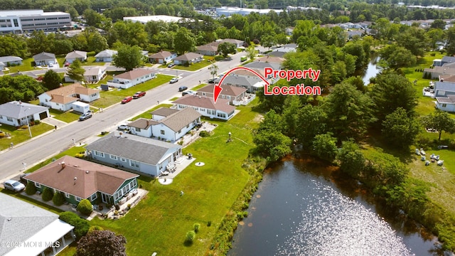 861 Jamaica Blvd, Toms River, NJ 08757 - aerial perspective of suburban area featuring a nearby body of water