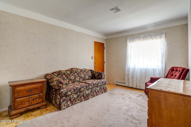 861 Jamaica Blvd, Toms River, NJ 08757 - sitting room featuring a baseboard radiator