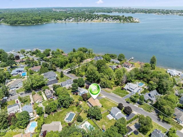 1523 Marconi Rd, Wall, NJ 07719 - aerial view of residential area with a large body of water