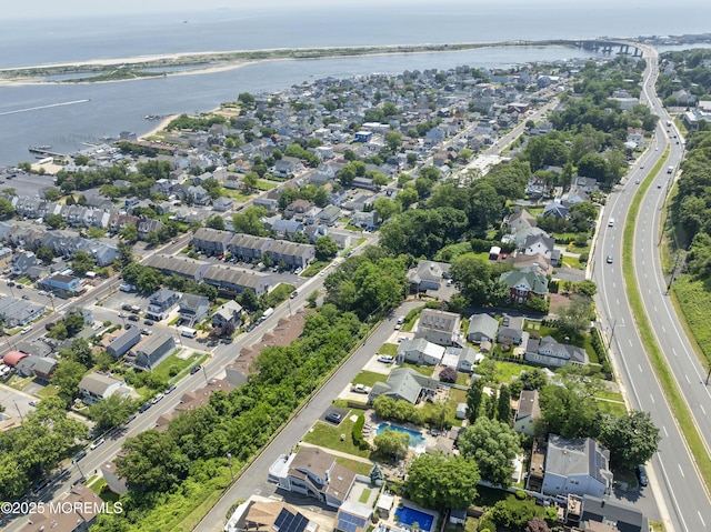255 Shore Dr Unit 8, Highlands, NJ 07732 - aerial view of property's location with a large body of water and nearby suburban area