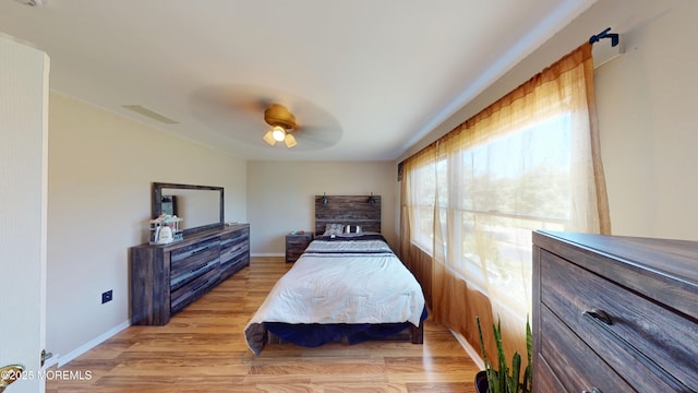 5 Samantha Dr, Monroe, NJ 08831 - bedroom with light wood-style floors and a ceiling fan