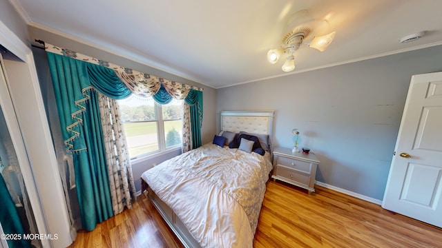 5 Samantha Dr, Monroe, NJ 08831 - bedroom featuring ornamental molding and light wood-style flooring