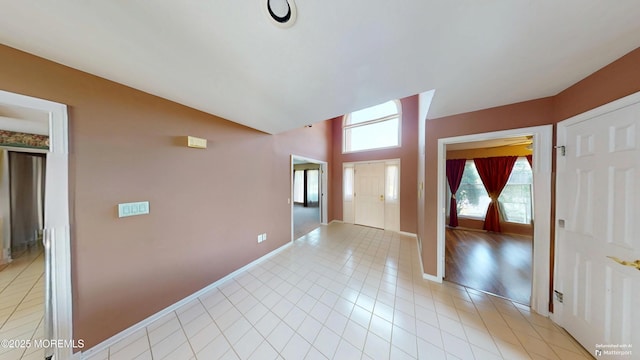 5 Samantha Dr, Monroe, NJ 08831 - unfurnished room featuring light tile patterned flooring and lofted ceiling