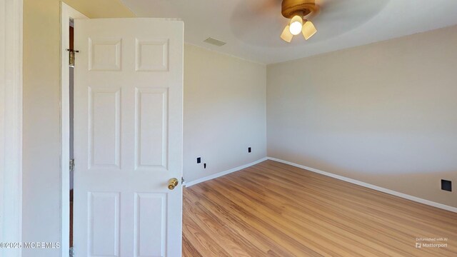 5 Samantha Dr, Monroe, NJ 08831 - spare room featuring ceiling fan and light wood-style floors