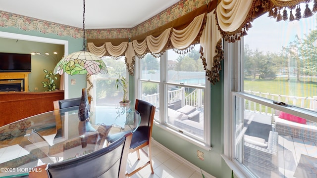 5 Samantha Dr, Monroe, NJ 08831 - dining room with plenty of natural light and tile patterned flooring