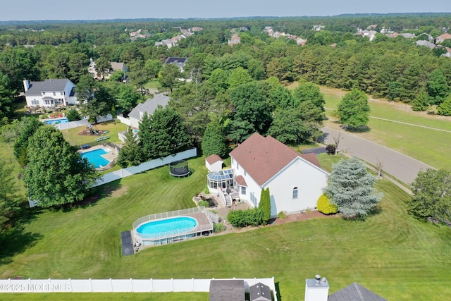 5 Samantha Dr, Monroe, NJ 08831 - bird's eye view of a pool area