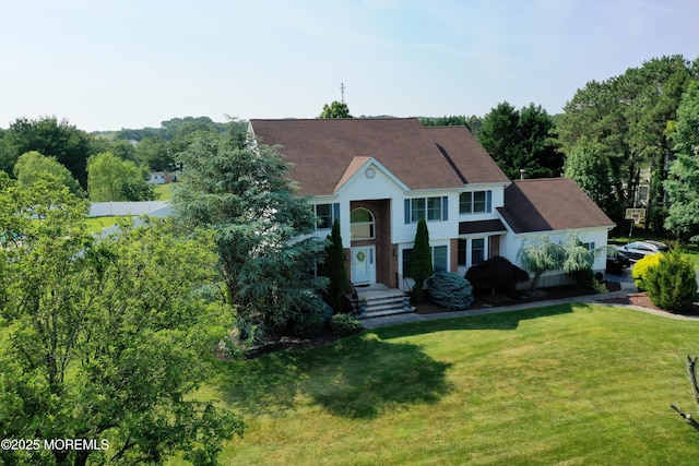 5 Samantha Dr, Monroe, NJ 08831 - view of front facade with a front yard