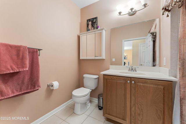 632 Sophee Ln, Lakewood, NJ 08701 - bathroom with vanity and tile patterned floors
