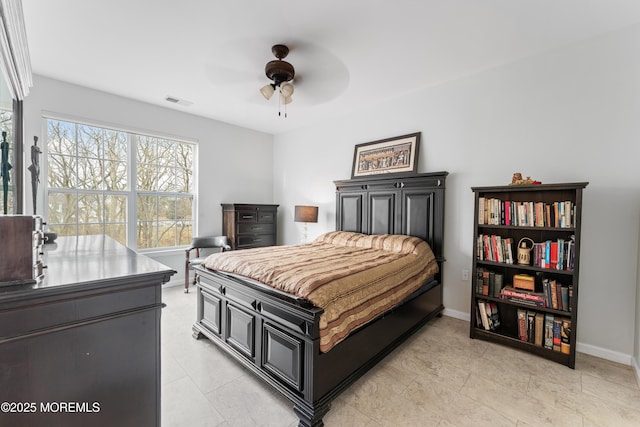 632 Sophee Ln, Lakewood, NJ 08701 - bedroom with baseboards and a ceiling fan