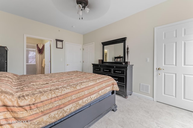 632 Sophee Ln, Lakewood, NJ 08701 - bedroom with ceiling fan and ensuite bathroom