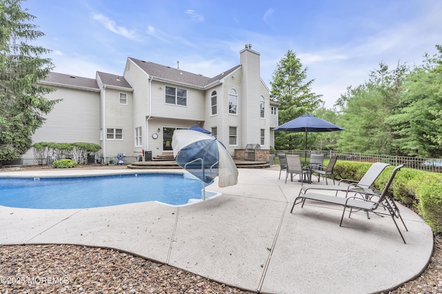 329 Valley View Cir, Freehold, NJ 07728 - view of swimming pool featuring a patio area