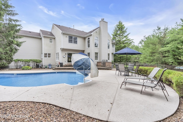 329 Valley View Cir, Freehold, NJ 07728 - view of swimming pool with a patio and area for grilling