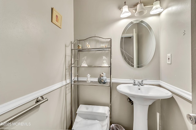 74 Fieldcrest Way, Hazlet, NJ 07730 - half bathroom featuring toilet
