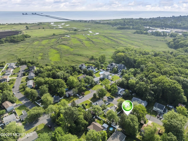 76 9th St, Belford, NJ 07718 - view of property location with a nearby body of water and nearby suburban area