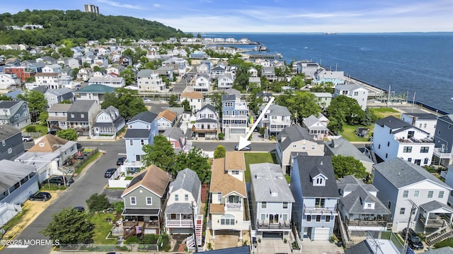 14 Seadrift Ave, Highlands, NJ 07732 - aerial view of residential area featuring a large body of water