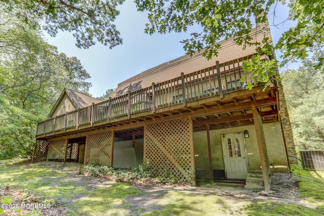 143 Siloam Rd, Freehold, NJ 07728 - back of house featuring a deck