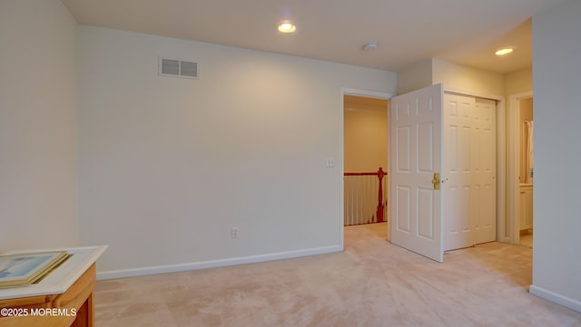 88 Vanderveer Dr, Basking Ridge, NJ 07920 - unfurnished bedroom featuring light colored carpet and recessed lighting
