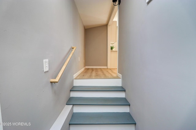 42 Cherry Tree Farm Rd, Middletown, NJ 07748 - staircase with wood finished floors