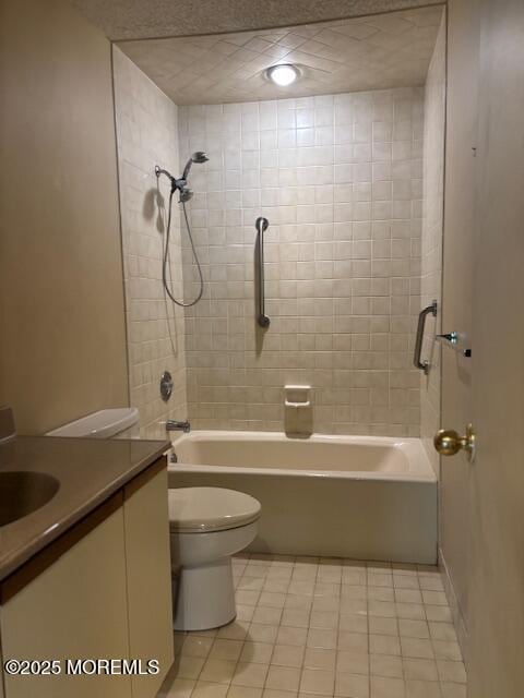 133 Sunnymede St, Englishtown, NJ 07726 - full bath with vanity, shower / washtub combination, and tile patterned floors