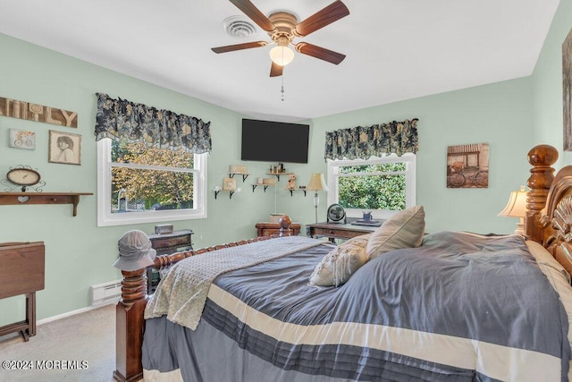 8 Wisconsin Ln, Whiting, NJ 08759 - bedroom featuring carpet floors and a ceiling fan