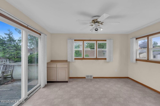 1316 Sunset Ave, Point Pleasant, NJ 08742 - spare room with healthy amount of natural light and a ceiling fan