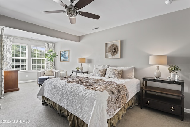 126 Waypoint Dr, Eatontown, NJ 07724 - bedroom with carpet flooring and a ceiling fan