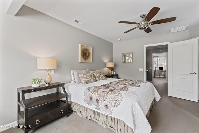 126 Waypoint Dr, Eatontown, NJ 07724 - bedroom with carpet flooring and ceiling fan