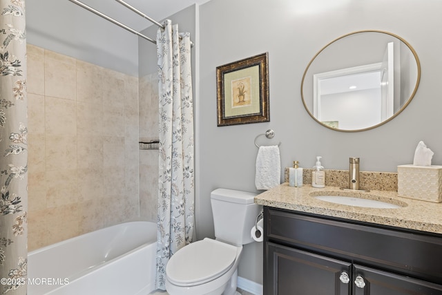 126 Waypoint Dr, Eatontown, NJ 07724 - bathroom with shower / bathtub combination with curtain and vanity