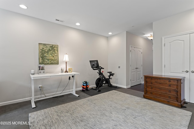 126 Waypoint Dr, Eatontown, NJ 07724 - workout area featuring recessed lighting