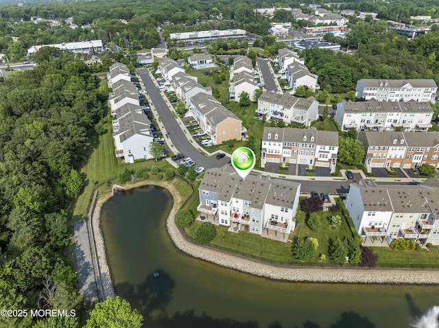 126 Waypoint Dr, Eatontown, NJ 07724 - aerial view of property and surrounding area with a nearby body of water