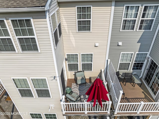 126 Waypoint Dr, Eatontown, NJ 07724 - back of property featuring a shingled roof