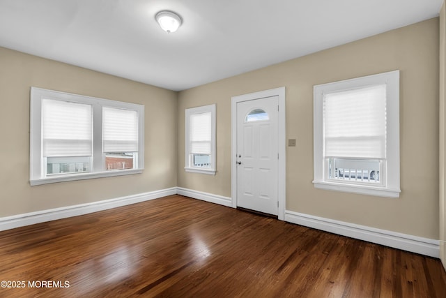 1103 A St, Belmar, NJ 07719 - entryway with a baseboard heating unit and wood finished floors