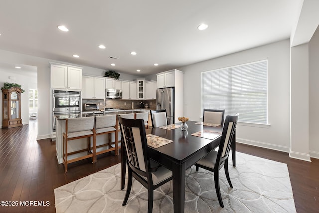 11 Starboard Ct, Little Egg Harbor, NJ 08087 - dining space featuring recessed lighting and dark wood-type flooring