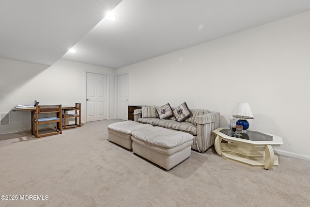 11 Starboard Ct, Little Egg Harbor, NJ 08087 - living area with carpet floors and recessed lighting