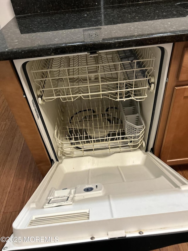 2346 Rte 33 Unit 205, Robbinsville, NJ 08691 - kitchen view of dishwashing machine and dark countertops