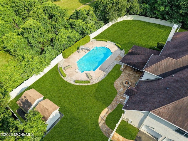 2 Michaels Ct, Jackson, NJ 08527 - aerial view of a pool