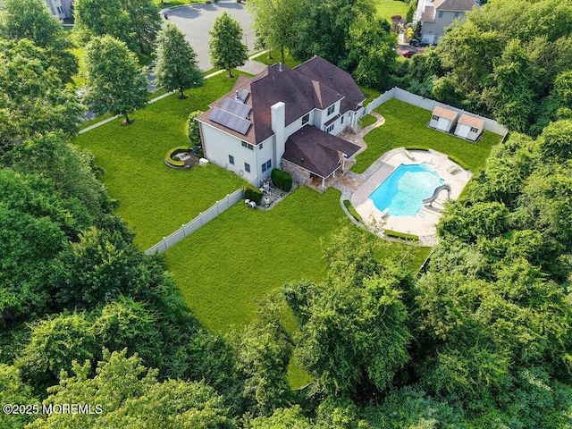2 Michaels Ct, Jackson, NJ 08527 - view from above of property featuring a pool