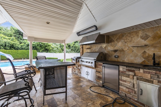 2 Michaels Ct, Jackson, NJ 08527 - view of patio with exterior kitchen and a sink