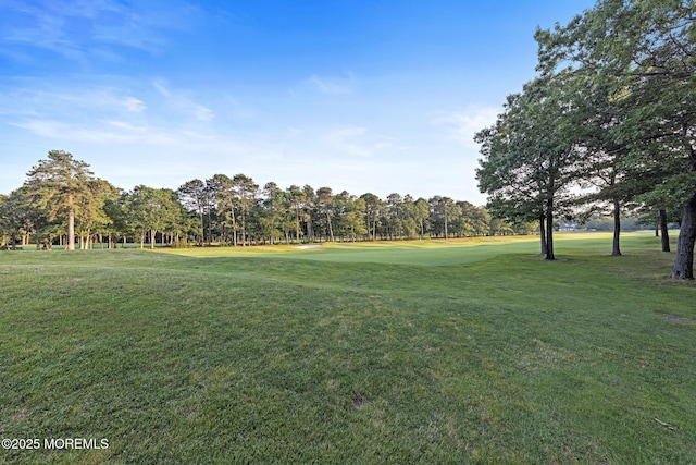 105 Golf View Dr, Little Egg Harbor, NJ 08087 - view of property's community with a yard, view of wooded area, and view of golf course