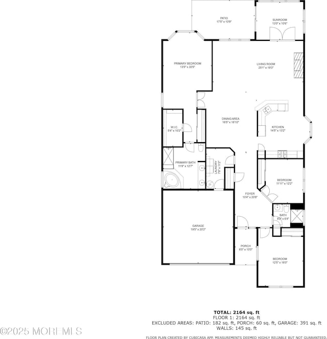 105 Golf View Dr, Little Egg Harbor, NJ 08087 - view of floor plan / room layout