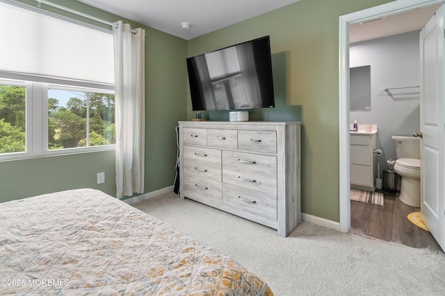 404 Cyprus Ct, Forked River, NJ 08731 - bedroom featuring carpet flooring and connected bathroom