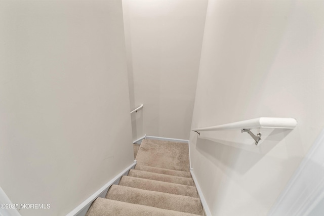404 Cyprus Ct, Forked River, NJ 08731 - stairs with carpet flooring and baseboards