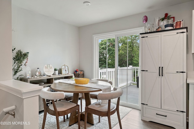 404 Cyprus Ct, Forked River, NJ 08731 - dining area with light wood-type flooring
