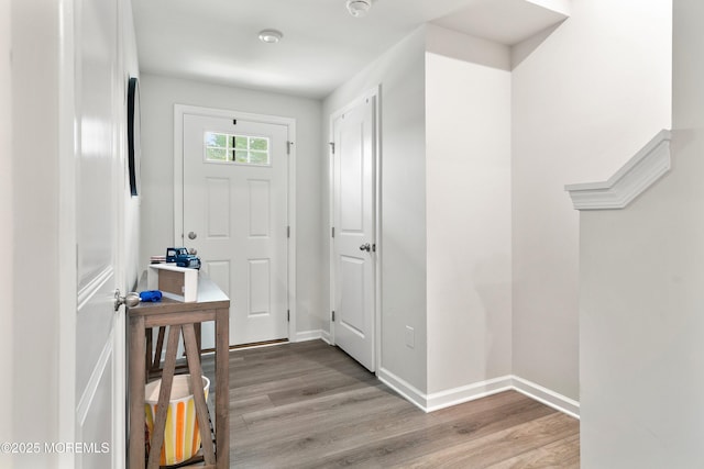 404 Cyprus Ct, Forked River, NJ 08731 - foyer entrance with light wood finished floors and baseboards