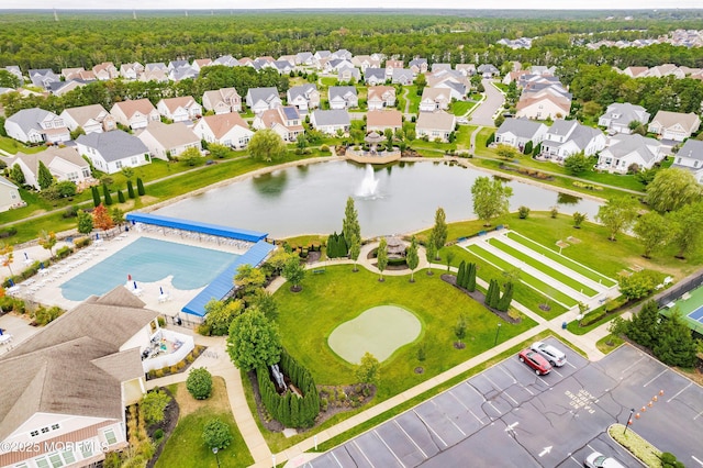 6 Cameron Ct, Forked River, NJ 08731 - aerial perspective of suburban area with a large body of water