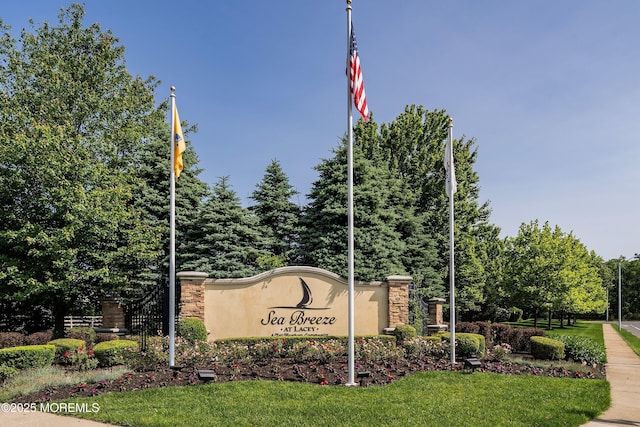 6 Cameron Ct, Forked River, NJ 08731 - community / neighborhood sign with a lawn